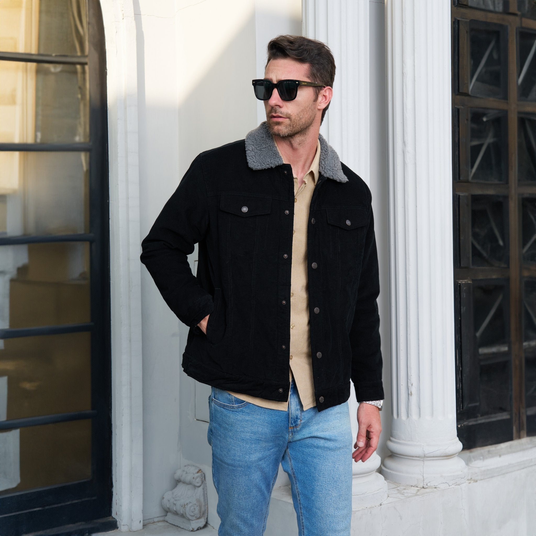Corduroy Jacket Sherpa-Lined
