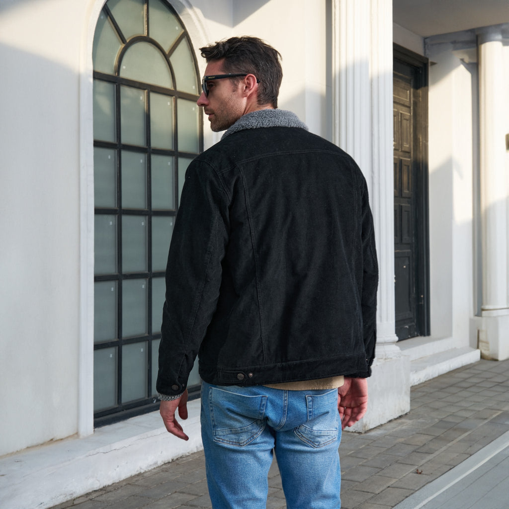 Corduroy Jacket Sherpa-Lined