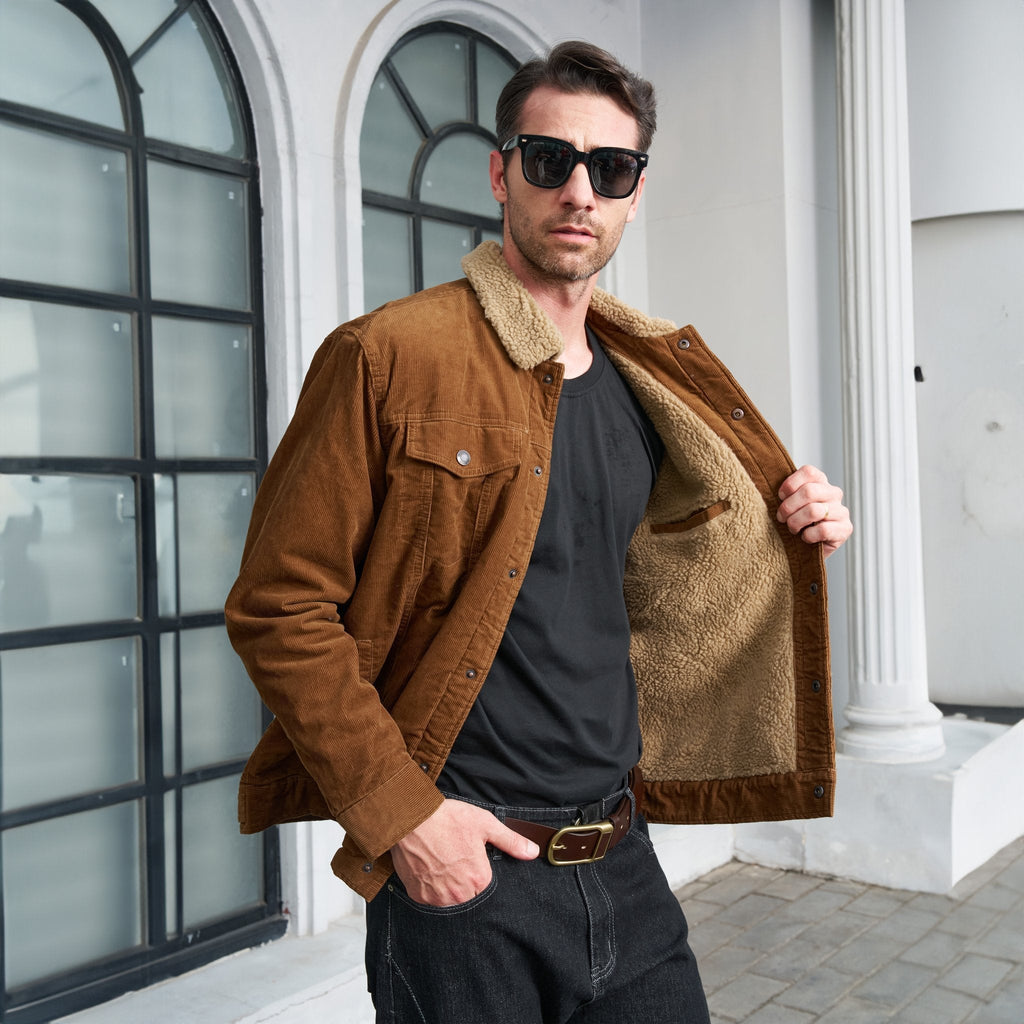 Corduroy Jacket Sherpa-Lined
