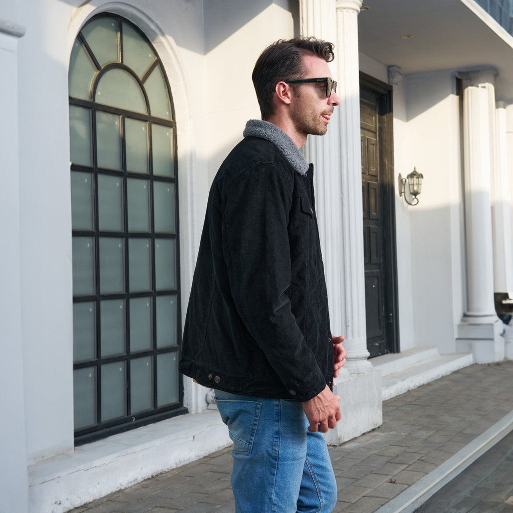 Corduroy Jacket Sherpa-Lined