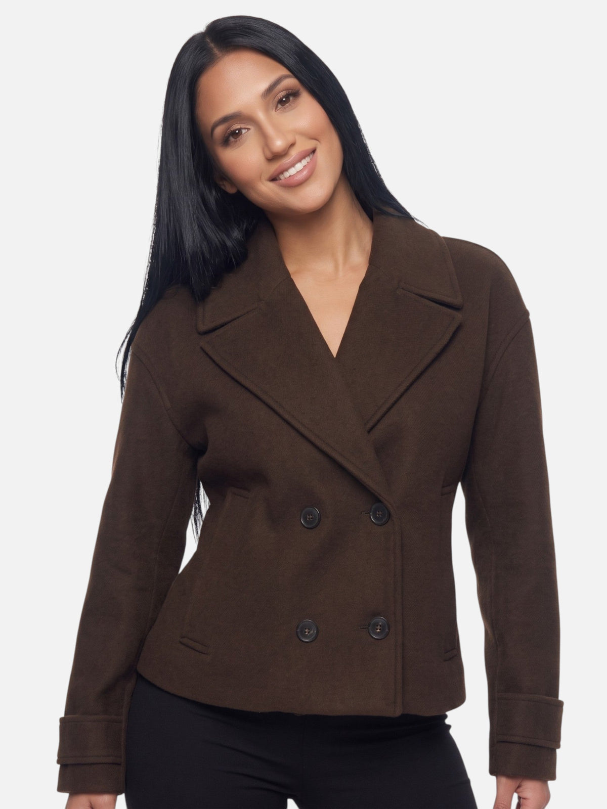 Double Breasted Trench Jacket Lapel Collar