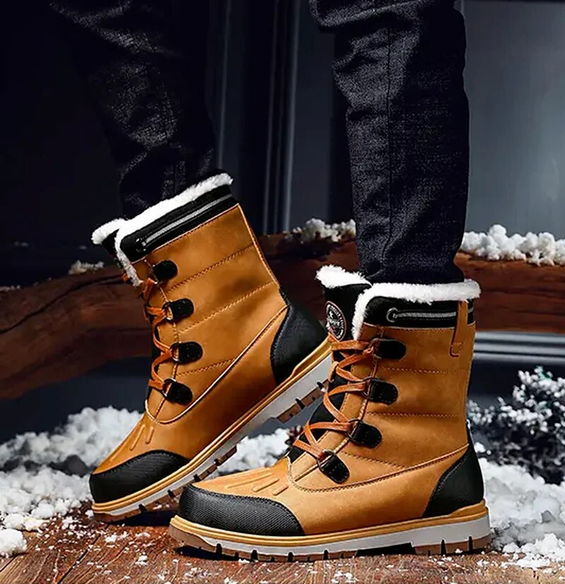 Snow Boots Warm Lined Non Slip Soles