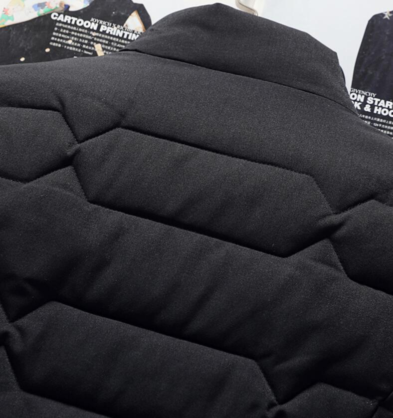Quilted Jacket Geometric Stitch Light Padding