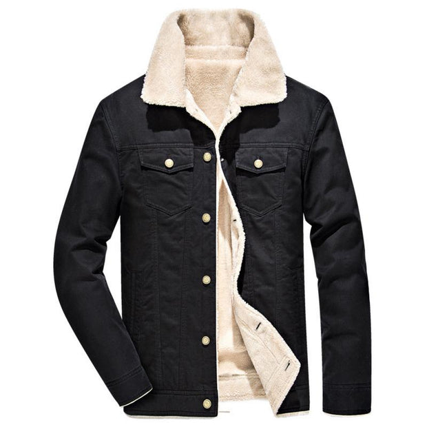 Padded bomber jacket in khaki, front view