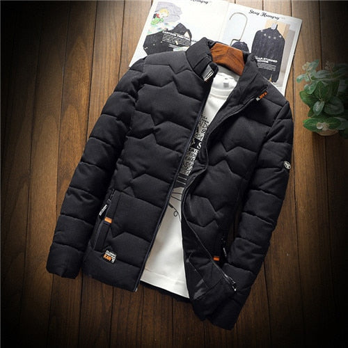 Quilted Jacket Geometric Stitch Light Padding