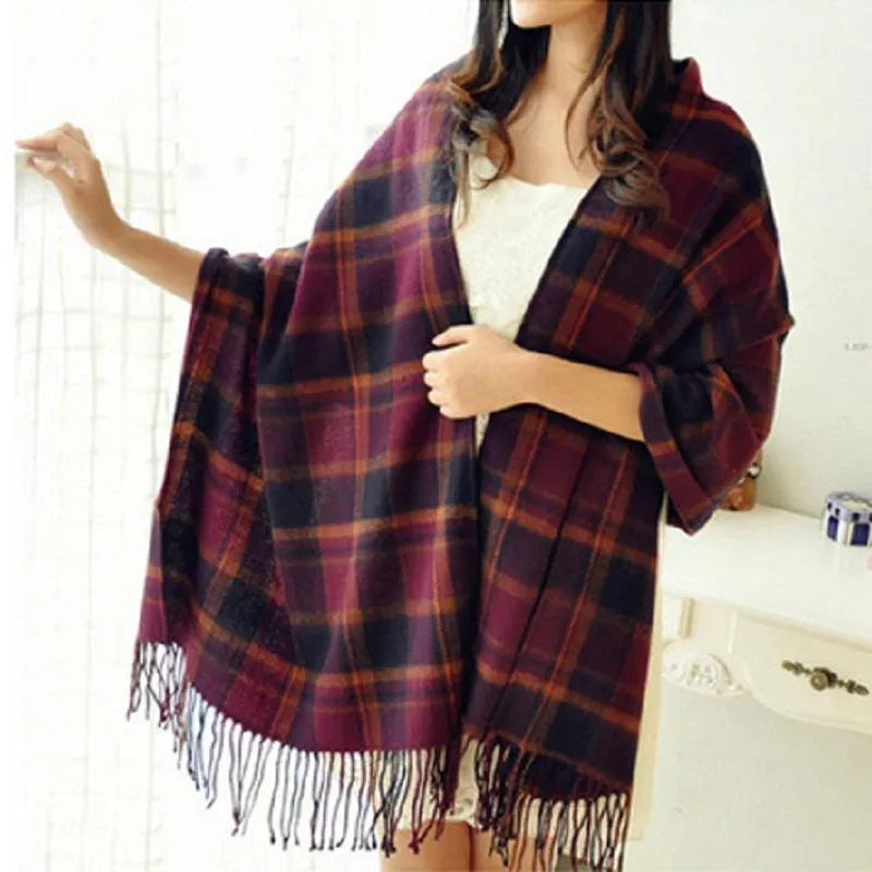 Soft-Knit Scarf Warm Oversized