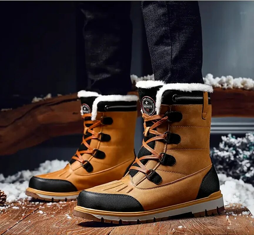 Snow Boots Warm Lined Non Slip Soles