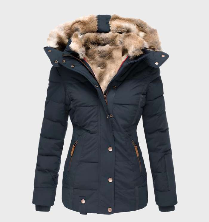 Winter Jacket Slim Fit Hooded Water Repellent