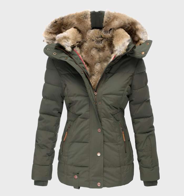 Winter Jacket Slim Fit Hooded Water Repellent