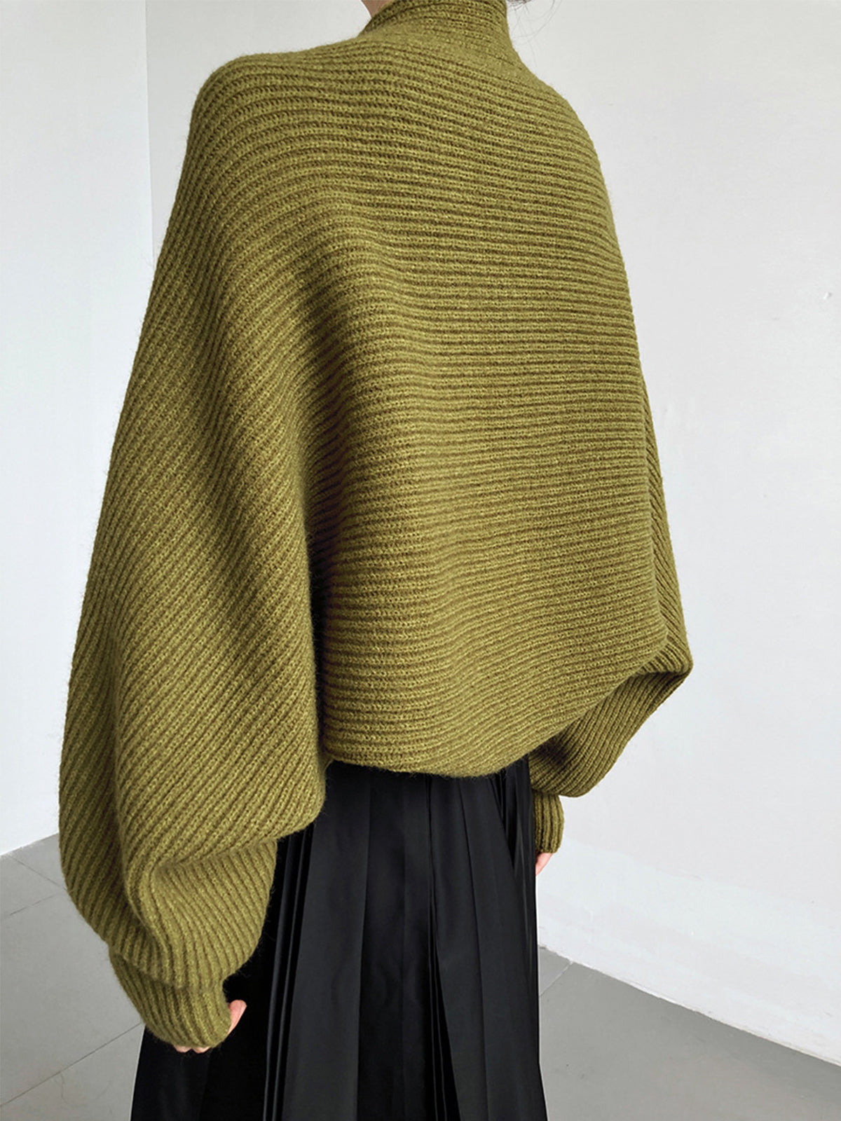 Shrug Cardigan Open Front Viscose Blend