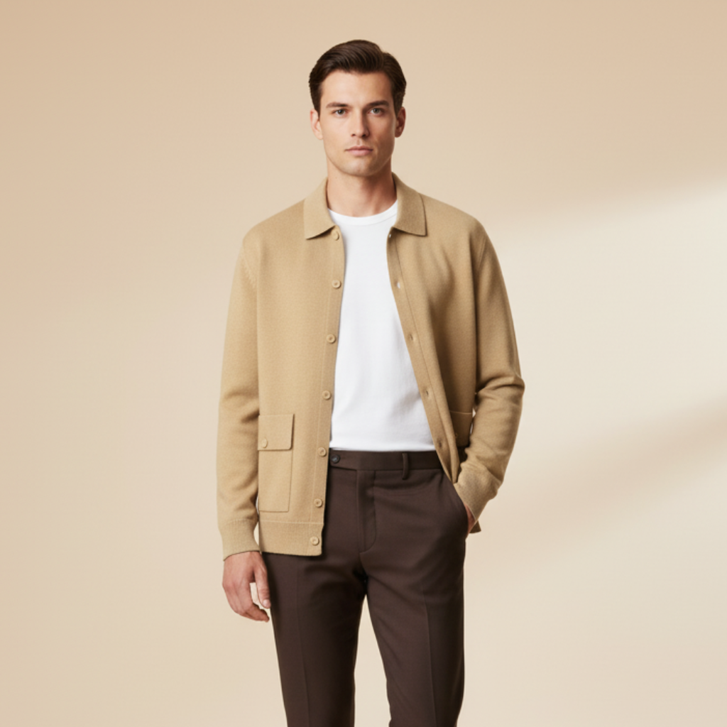 Knitted Jacket Soft Knit Relaxed
