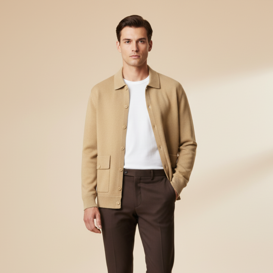 Knitted Jacket Soft Knit Relaxed