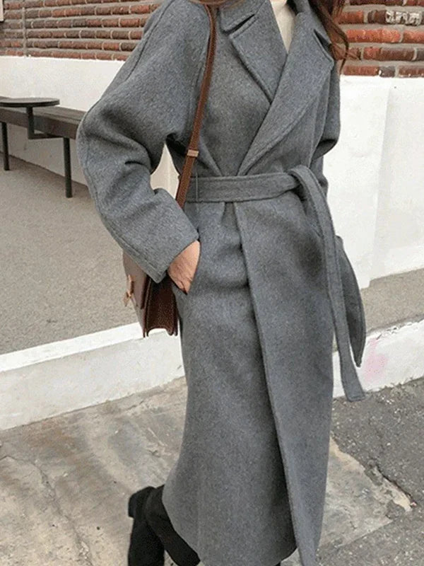 Coat Longline Tailored Clean Lines