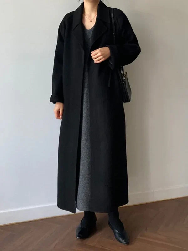 Coat Longline Tailored Clean Lines