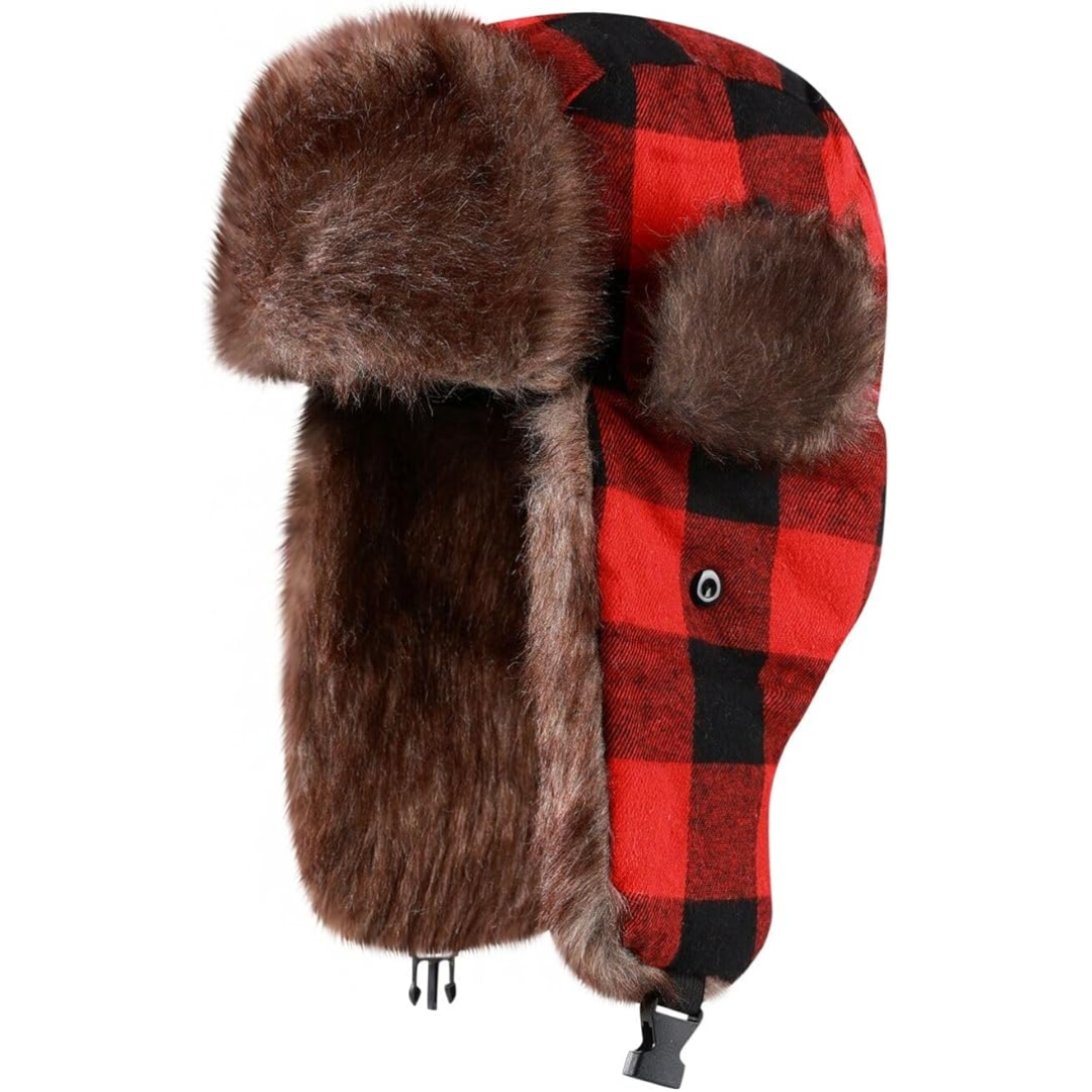 Faux-Fur Trapper Hat Winter