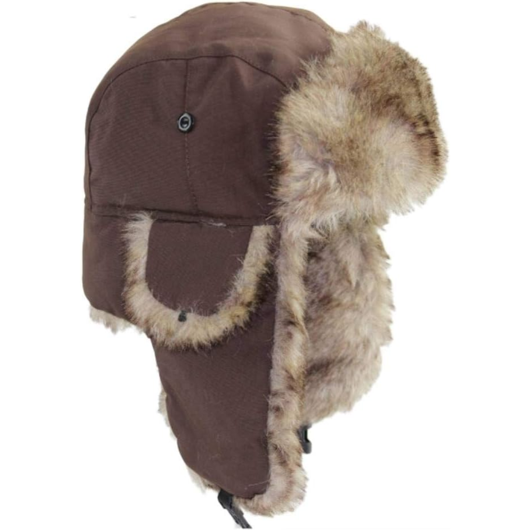 Faux-Fur Trapper Hat Winter
