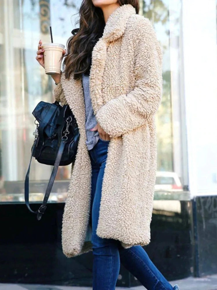 Teddy Coat Long Soft Fluffy Fleece