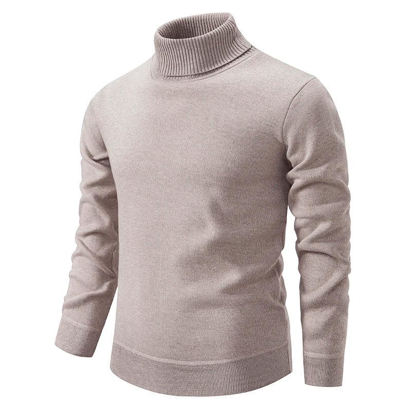 Turtleneck Jumper Merino Wool Classic Knit