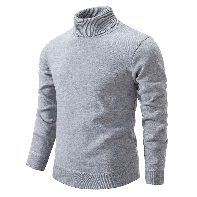 Turtleneck Jumper Classic Knit