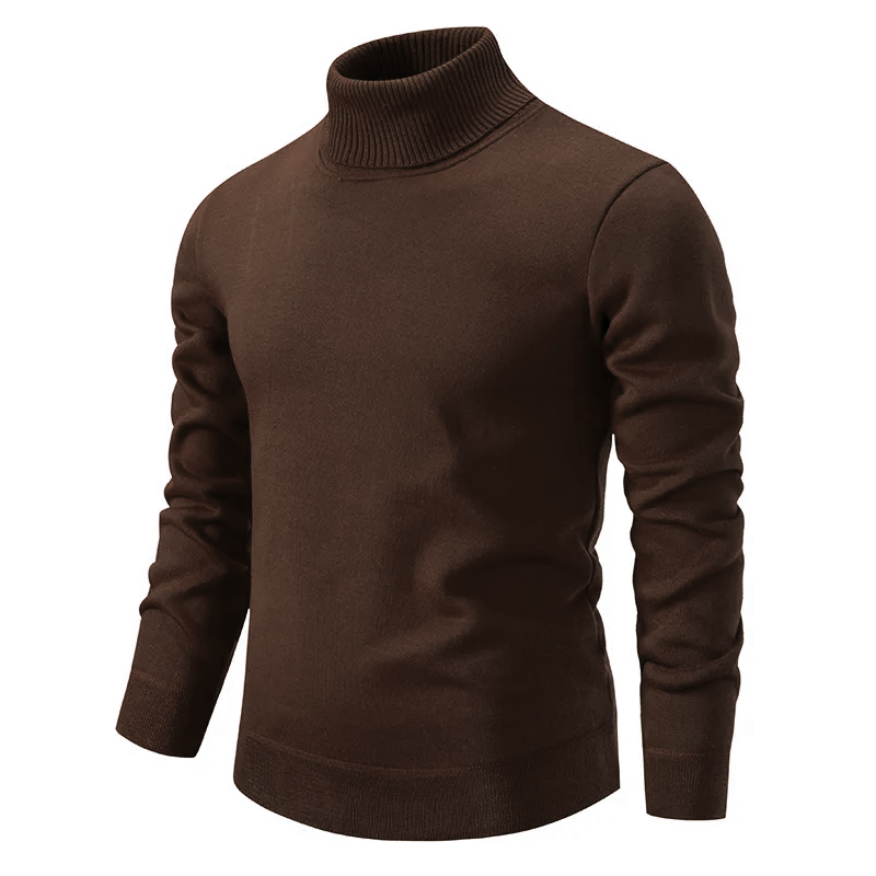 Turtleneck Jumper Classic Knit
