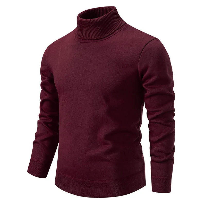 Turtleneck Jumper Classic Knit
