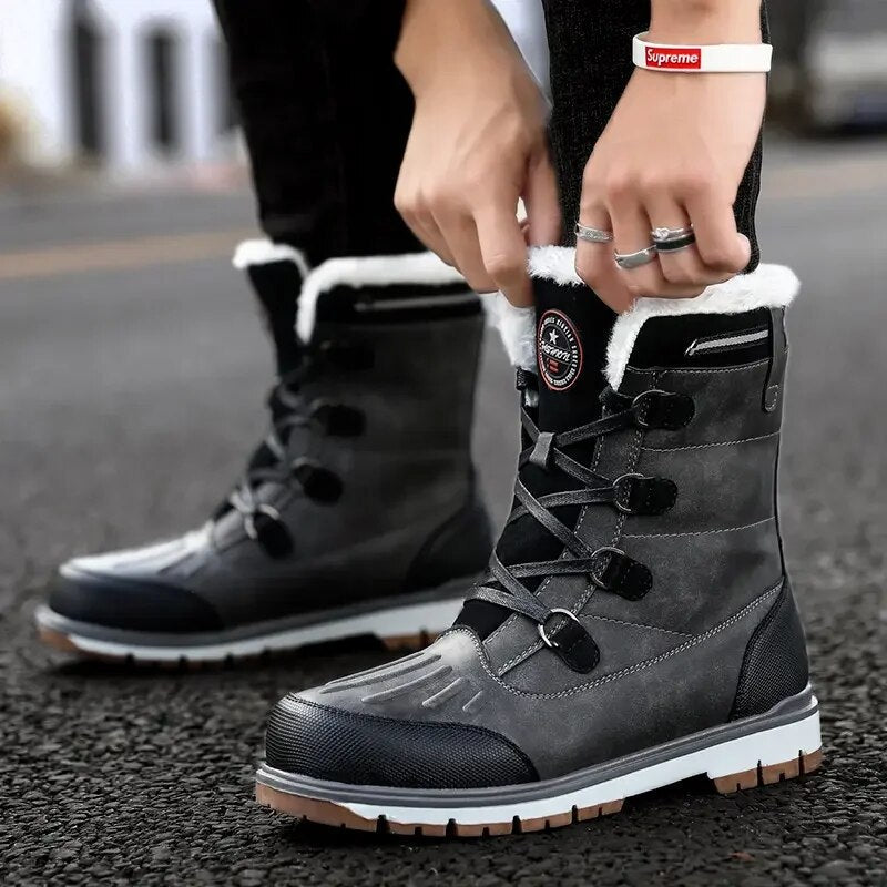 Snow Boots Warm Lined Non Slip Soles