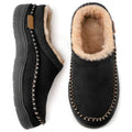 House Slippers With Lined Closed-Back