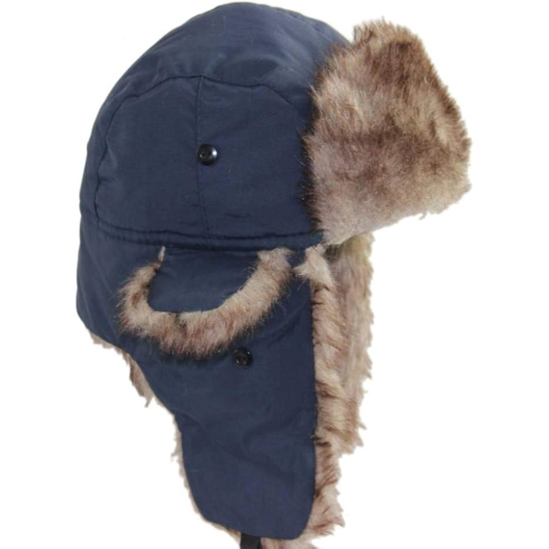 Trapper Hat Windproof Fleece-Lined