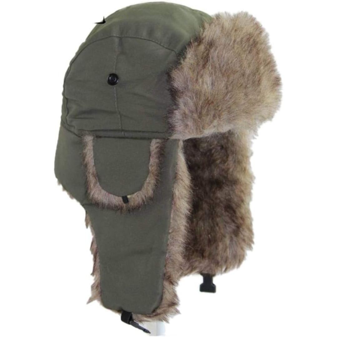 Trapper Hat Windproof Fleece-Lined
