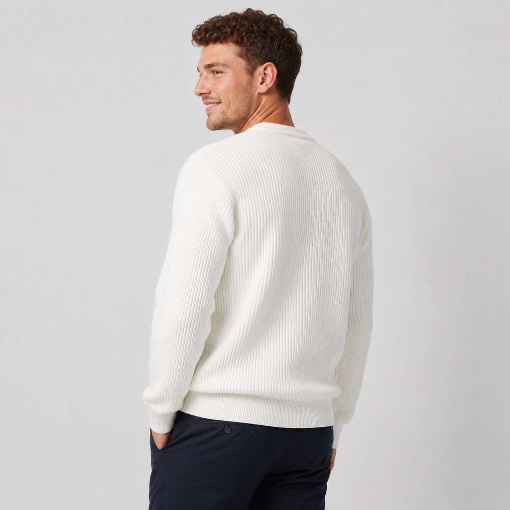 Crew Neck Knit Jumper Loose Fit