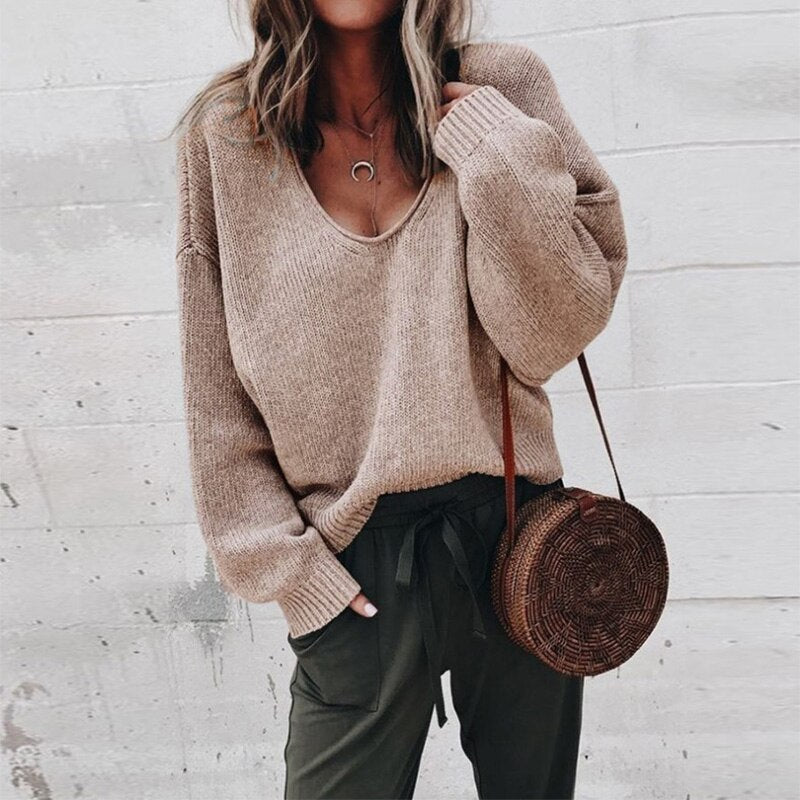 Soft Knit Jumper Round Neck Relaxed