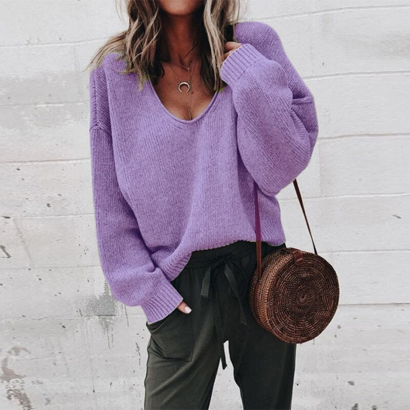 Soft Knit Jumper Round Neck Relaxed