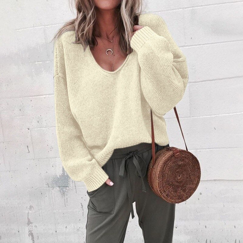 Soft Knit Jumper Round Neck Relaxed