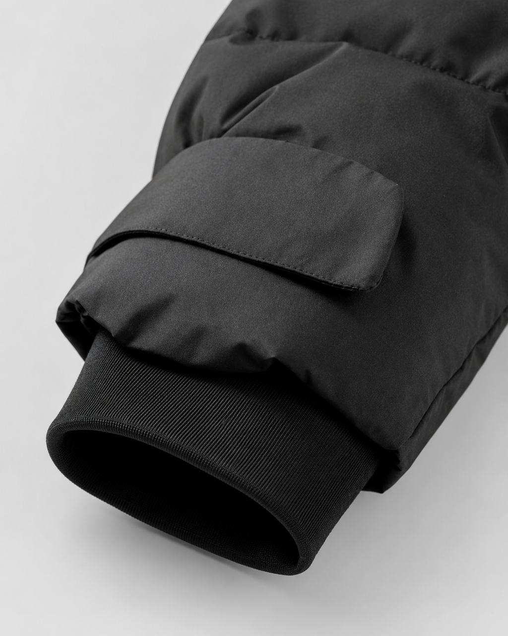 Belted Puffer Jacket Detachable Hood