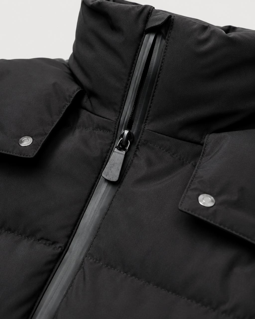 Belted Puffer Jacket Detachable Hood