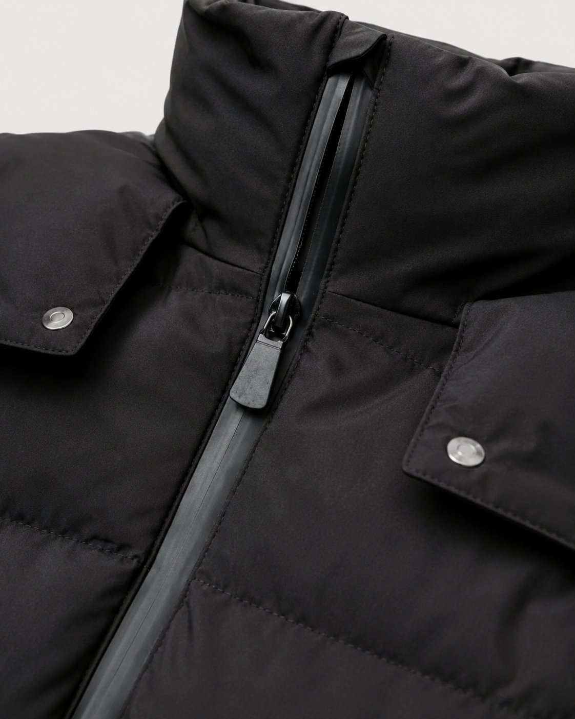 Belted Puffer Jacket Detachable Hood