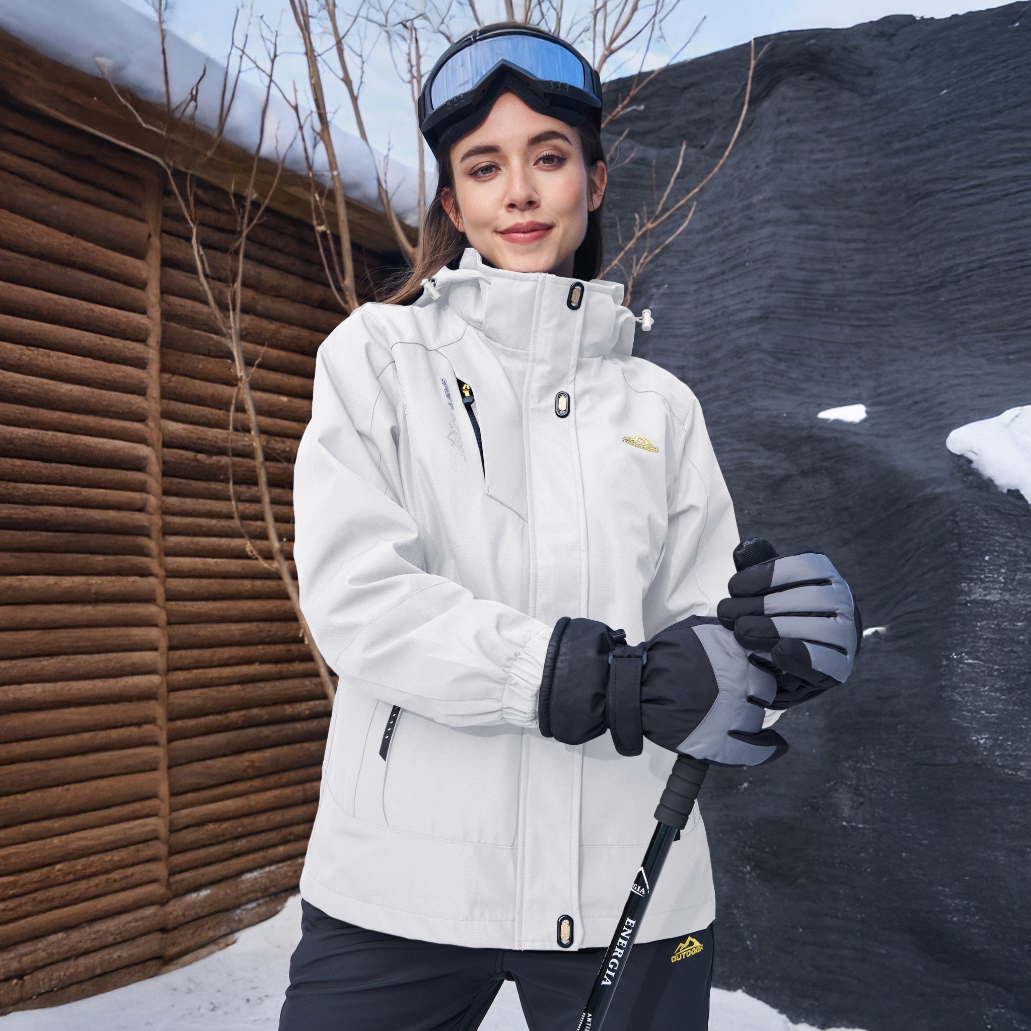 3-in-1  System Jacket Waterproof Fleece Ski