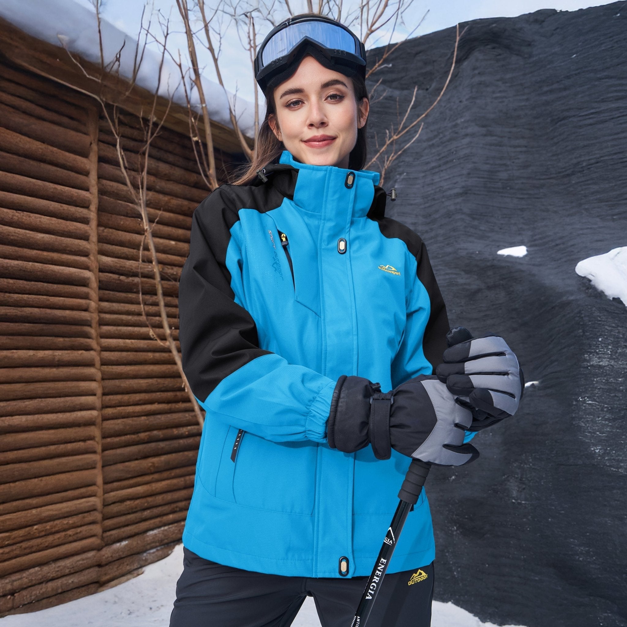 3-in-1  System Jacket Waterproof Fleece Ski