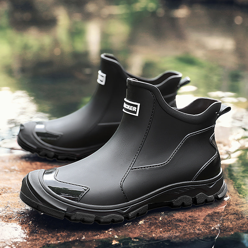 Rain Boots Waterproof Ankle Height Grip