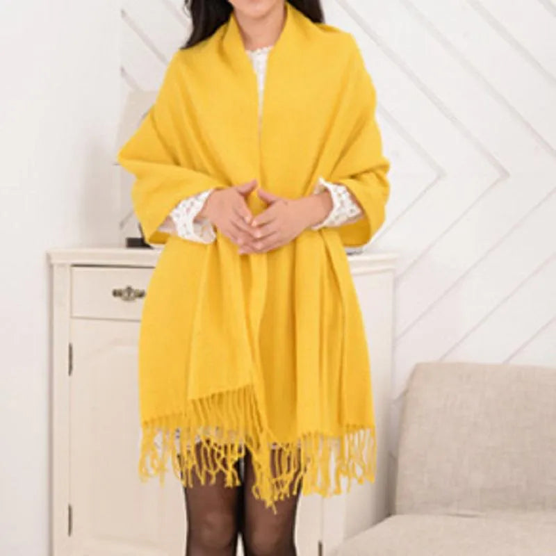 Soft-Knit Scarf Warm Oversized