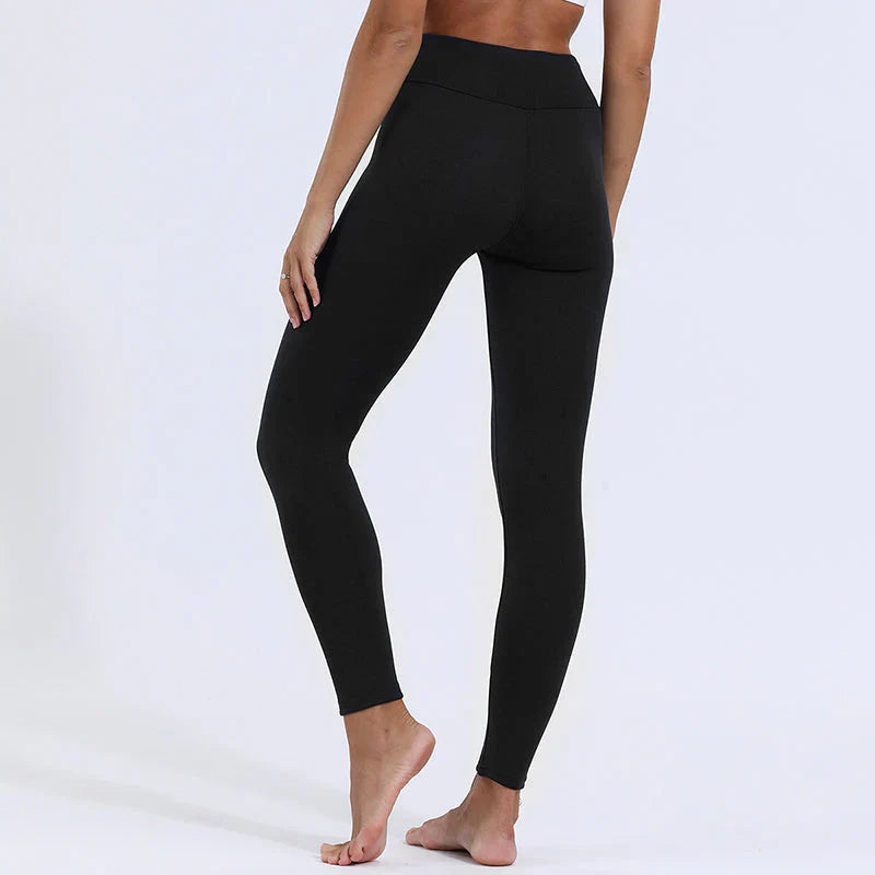 Fleece Lined Leggings High Waist Thermal
