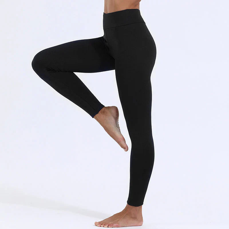 Fleece Lined Leggings High Waist Thermal