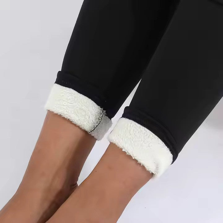 Fleece Lined Leggings High Waist Thermal