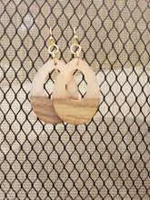 Load image into Gallery viewer, Wood and Resin Earrings - EW-0001