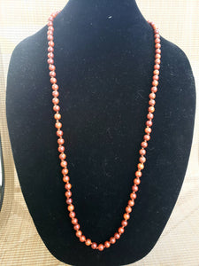 Wood Knotted Necklace-N8-36-0001