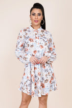 Load image into Gallery viewer, 2034 Off White Floral Dress