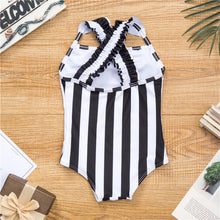 Load image into Gallery viewer, SW20 Black &amp; White Stripe and one piece (kids)
