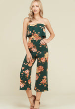 Load image into Gallery viewer, 0227 Green Floral Jump Suit