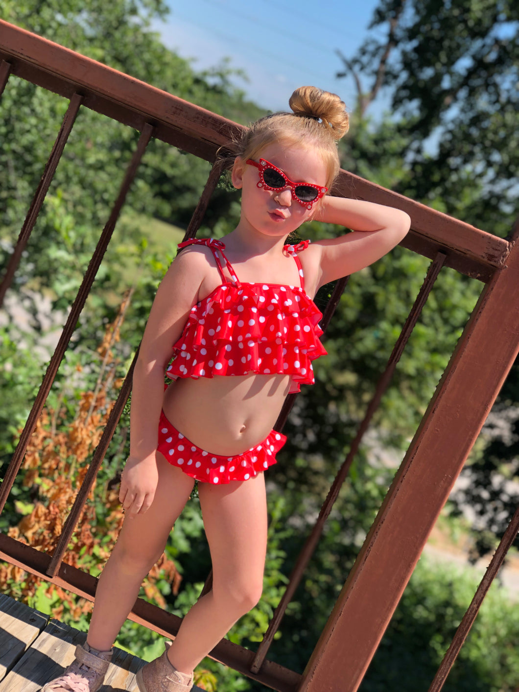 SW21 Kids Red & White Polkadotted Swim Bottom – Oak and Ivy Fashion Boutique