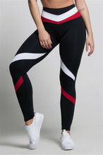 Load image into Gallery viewer, Y-0005 Black, Red, And White Leggings